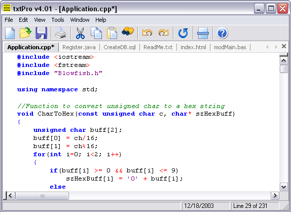 TxtPro Screenshot